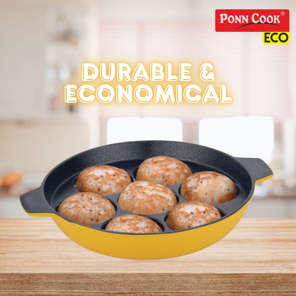 Ponn Cook Eco Aluminium Non-Stick Non-Induction Base Paniyarakal