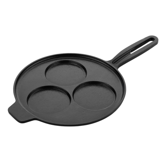 TRP Homey Retro Pre-Seasoned Cast Iron Uttapam Pan