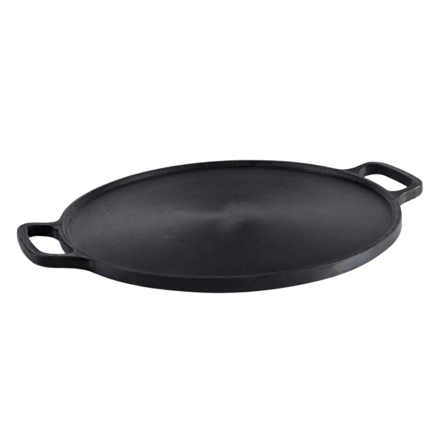 TRP Homey Retro Pre-Seasoned Cast Iron Dosa Tawa Smooth Double Handle