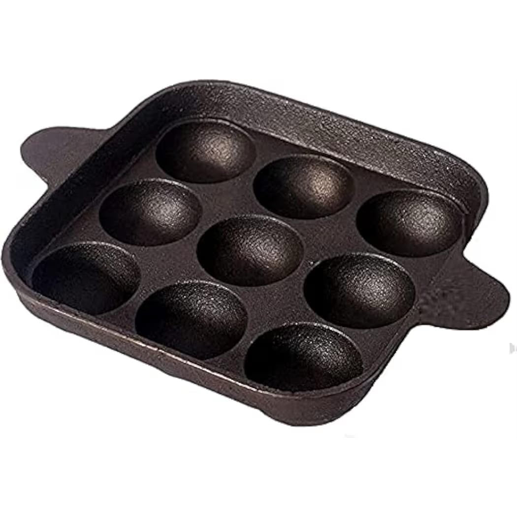 TRP Homey Retro Pre-Seasoned Cast Iron Paniyarakal